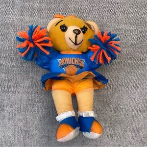 Vintage NY Knicks teddy bear cheerleader plush stuffed animal